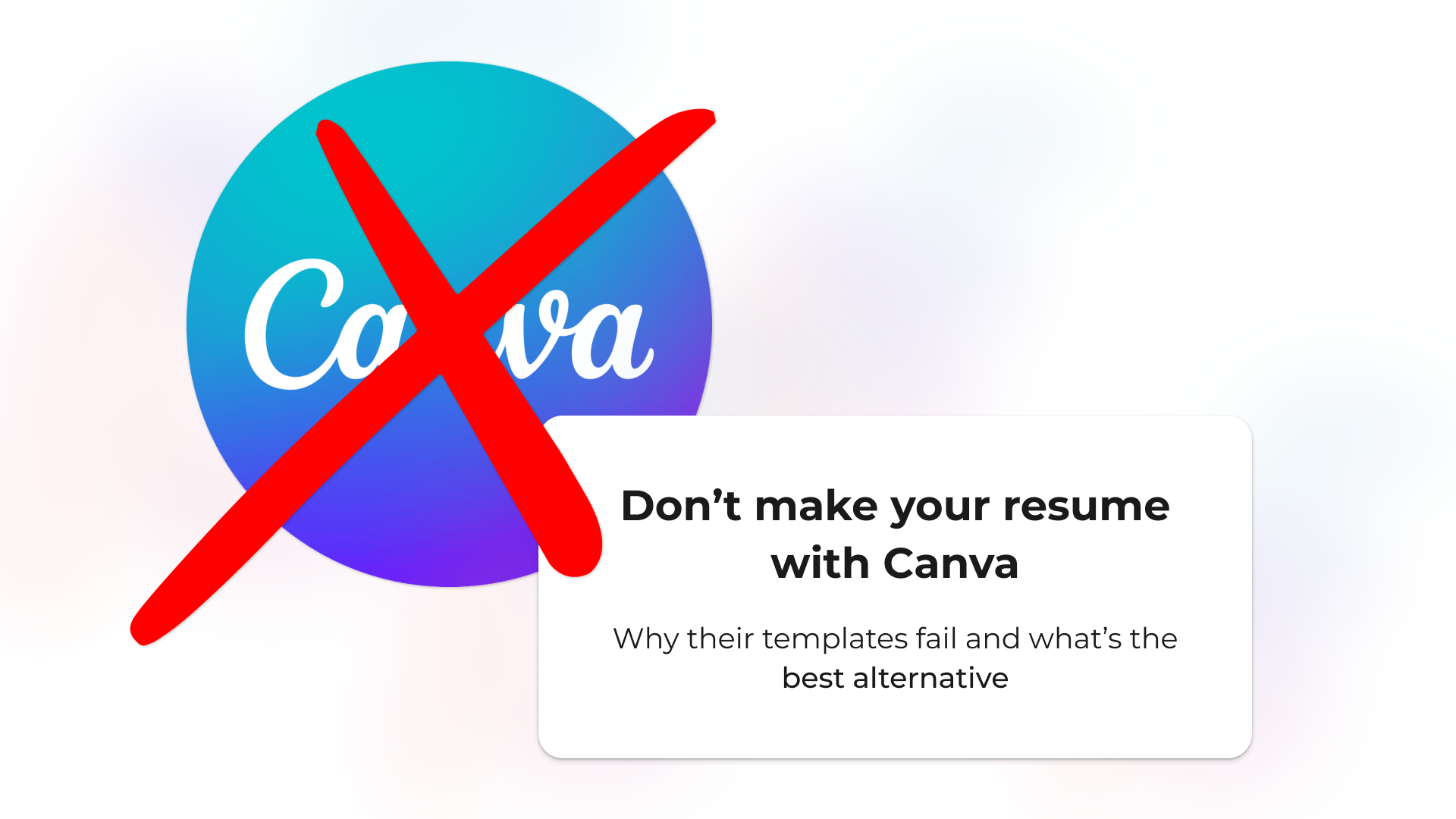 No hagas tu currículum con Canva: por qué sus plantillas fallan y qué usar en su lugar