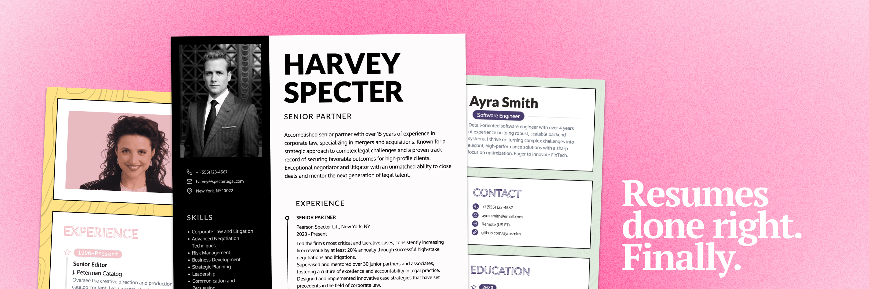 Resume templates that actually get you hired (with real examples)