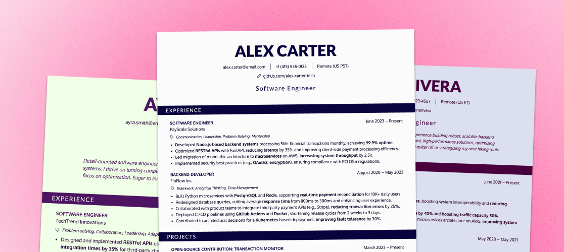 Harvard and Jake’s Resume Templates: why their LinkedIn-like structure wins recruiter attention